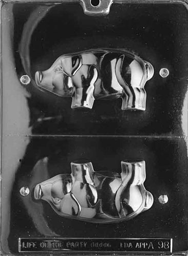 3D Pig Chocolate Mold - LPA098