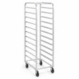 Channel Bun / Sheet Pan Rack, Aluminum, Front Loading, 70-1/4" High, For 12 Pans