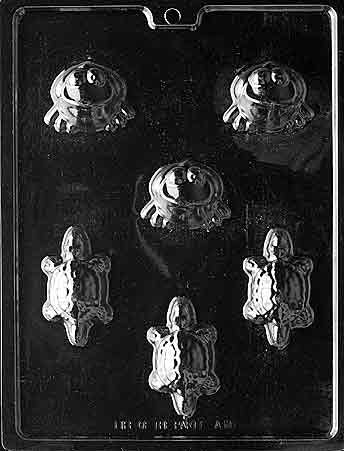 Frogs and Turtles Chocolate Mold - LPA111