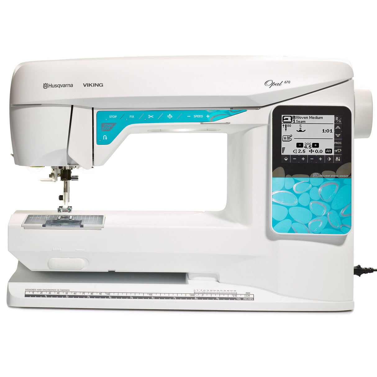 Husqvarna Viking Opal 670 Sewing Machine - Computerized Sewing Machine, 200 Stitches, 8" Sewing Surface (1 Unit)
