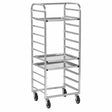 Channel Bun Pan Rack, Aluminum, Side Loading, 70-1/4" High, for 15 Pans