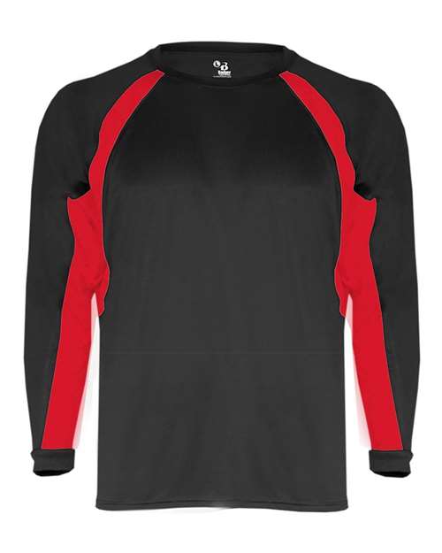 Badger Men's B-Core Hook Long Sleeve Performance T-Shirt