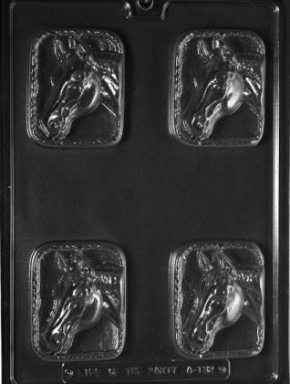 Horse Head Bar Chocolate Mold - LPA132