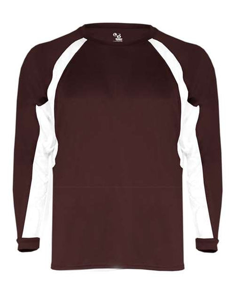 Badger Men's B-Core Hook Long Sleeve Performance T-Shirt