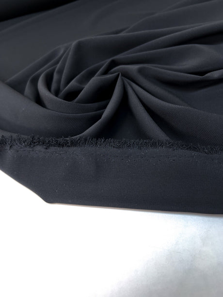Black Polyester Plain Fabric