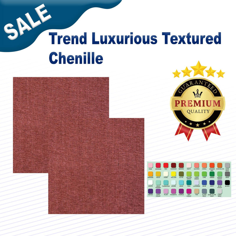1 Yard Trend Luxurious Textured Chenille   Width: 56"