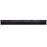 Black Display Divider with Black Parsley Top, 30" Long x 3-1/2" High