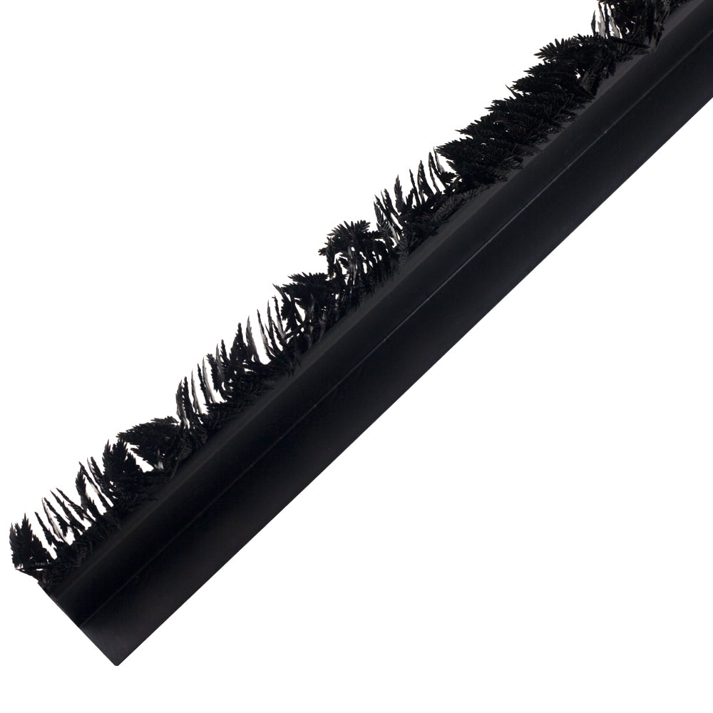 Black Display Divider with Black Parsley Top, 30" Long x 3-1/2" High