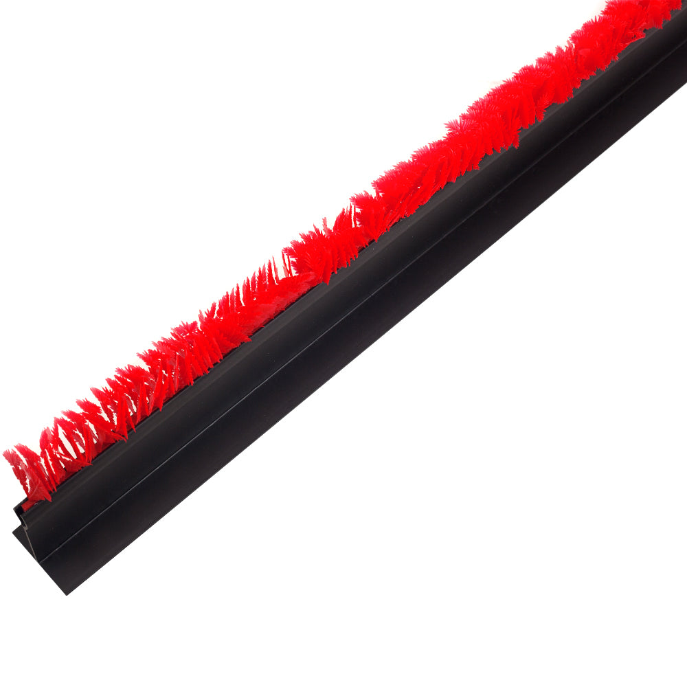 Black Display Divider with Red Parsley Top, 24" Long x 2-1/2" High