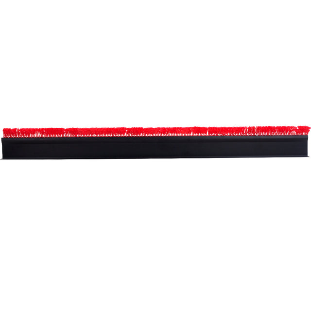 Black Display Divider with Red Parsley Top, 24" Long x 3-1/2" High