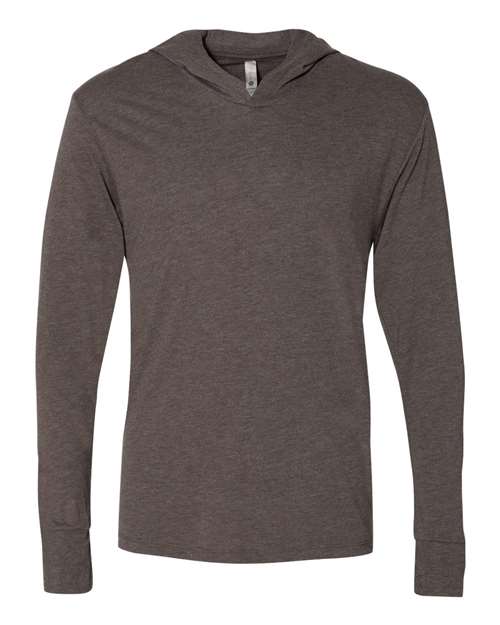 Next Level Unisex Triblend Hooded Long Sleeve Pullover T-Shirt
