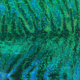 Polyester Spandex Disco Cobra Fabric 60" Foil Animal Print