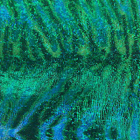 Polyester Spandex Disco Cobra Fabric 60" Foil Animal Print