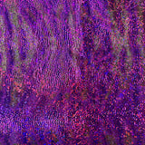 Polyester Spandex Disco Cobra Fabric 60" Foil Animal Print