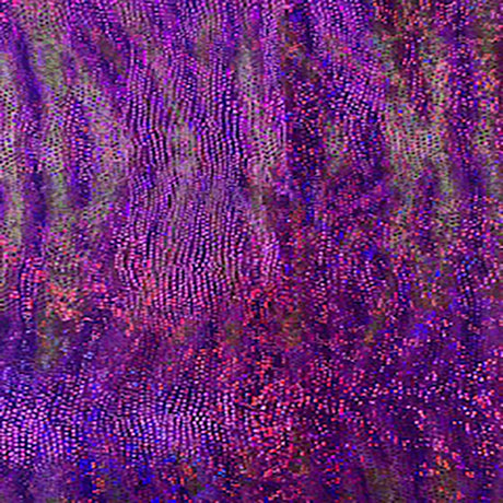 Polyester Spandex Disco Cobra Fabric 60" Foil Animal Print