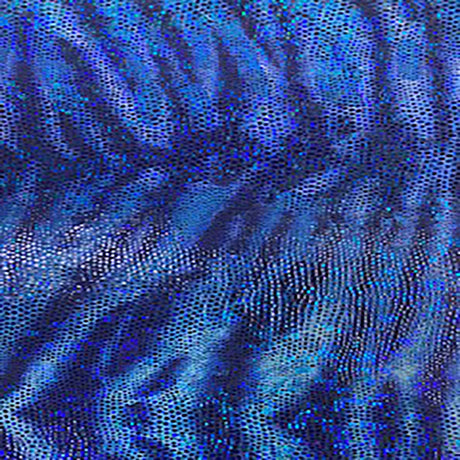 Polyester Spandex Disco Cobra Fabric 60" Foil Animal Print