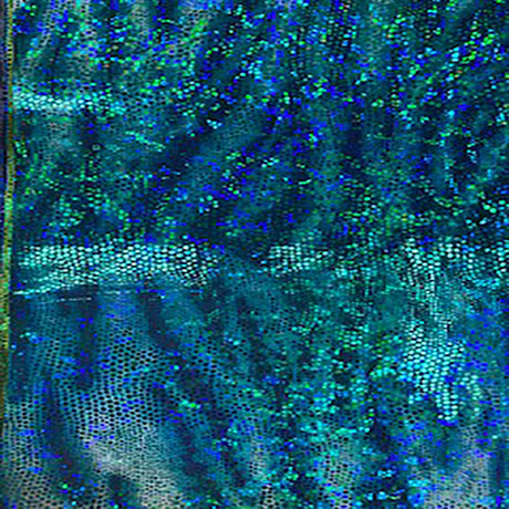 Polyester Spandex Disco Cobra Fabric 60" Foil Animal Print