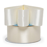 Haute Couture Satin Ribbon 2 '' X 25 yd Antique White Color 1 / ROLL