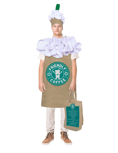 Frappuccino Costume For Adults - One Size