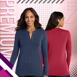 Port Authority® Women's Concept Stretch Button-Front Cardigan Soft Layering Essential