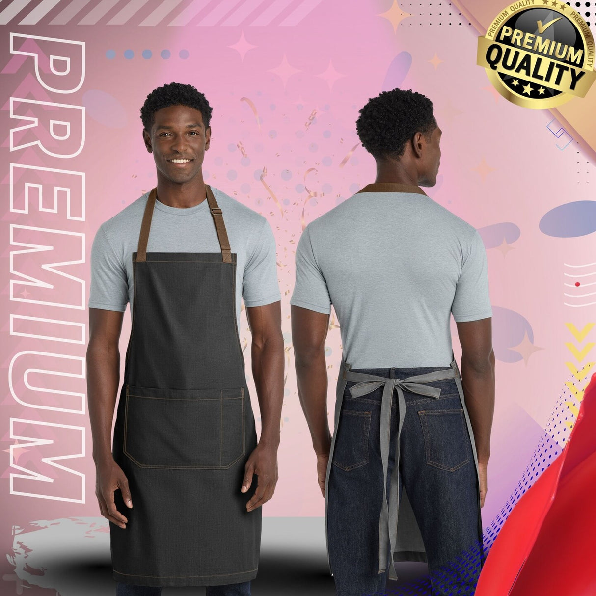 Port Authority® Market Full-Length Bib Apron