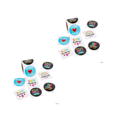 Humankind & Diversity Sticker Roll 100 Pc.