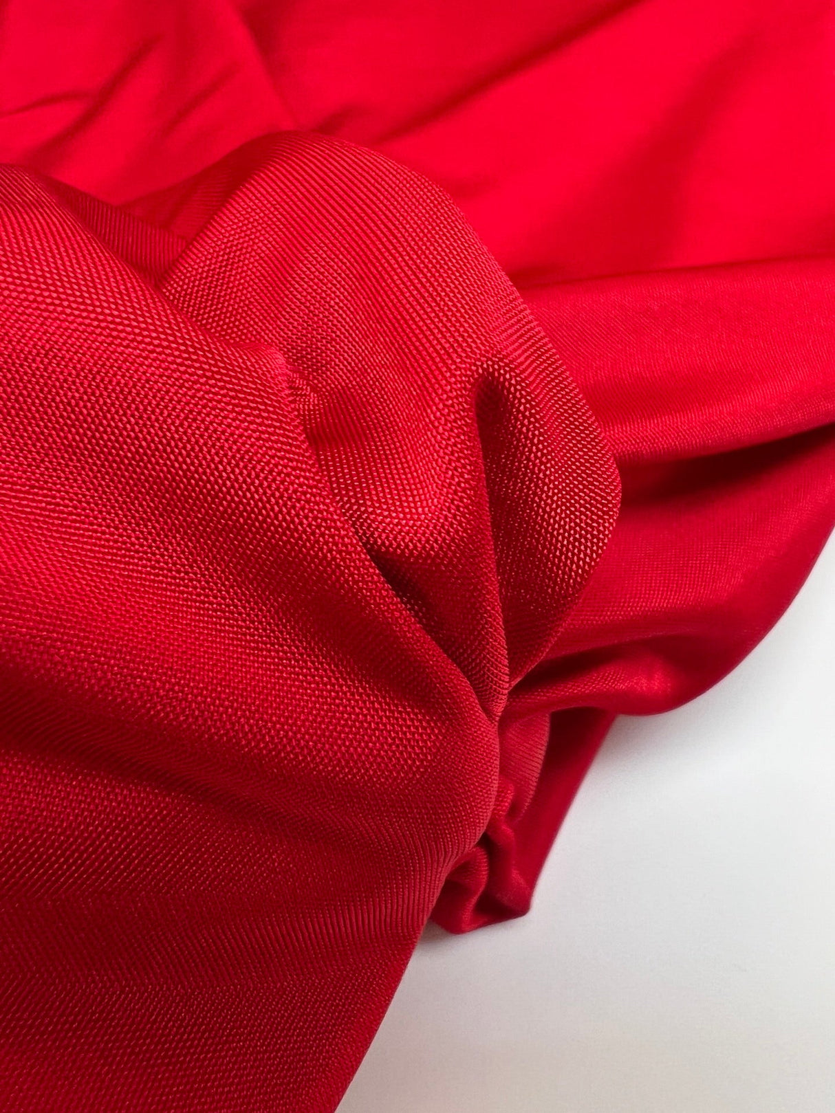 Viscose Elastane Moiré Knit Red