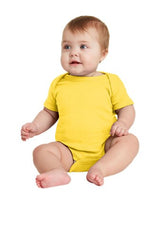 RADYAN® Infant Baby Rib Bodysuit Short Sleeve