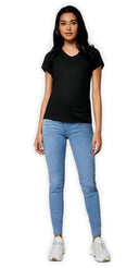 Gildan Women's Softstyle Classic V-Neck Casual Tee