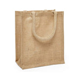 Natural Jute Shopping Bags 9 7/8 '' X 5 7/8 '' X 11 7/8 '' Heavy Weave Medium