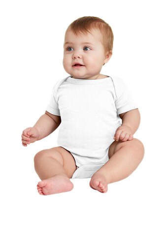RADYAN® Infant Baby Rib Bodysuit Short Sleeve