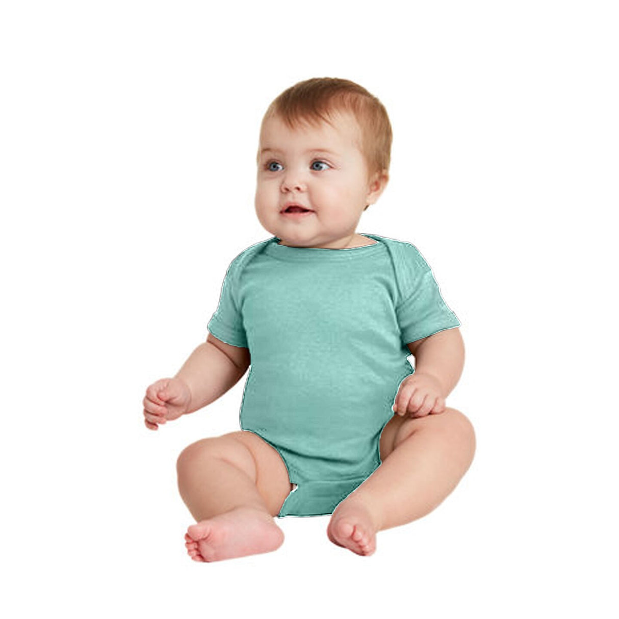 RADYAN® Infant Baby Rib Bodysuit Short Sleeve