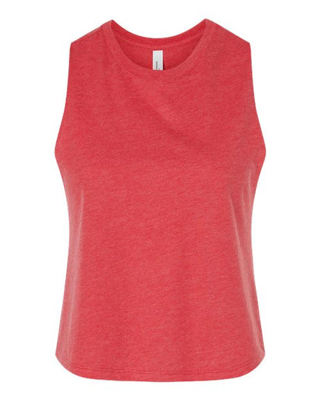 BELLA + CANVAS® Women's Racerback Crew Neck Crop Tank - 6682