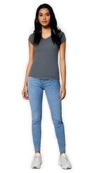 Gildan Women's Softstyle Classic V-Neck Casual Tee
