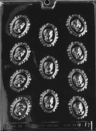 Cameo In Lace Chocolate Mold - LPD017