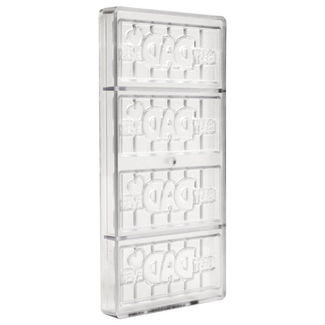 Chocolate World Clear Polycarbonate Chocolate Mold, Best Dad Ever