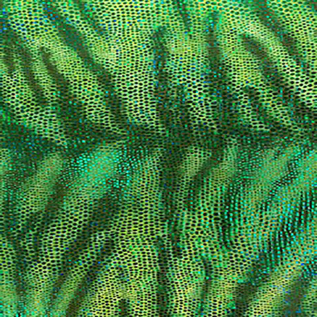 Polyester Spandex Disco Cobra Fabric 60" Foil Animal Print