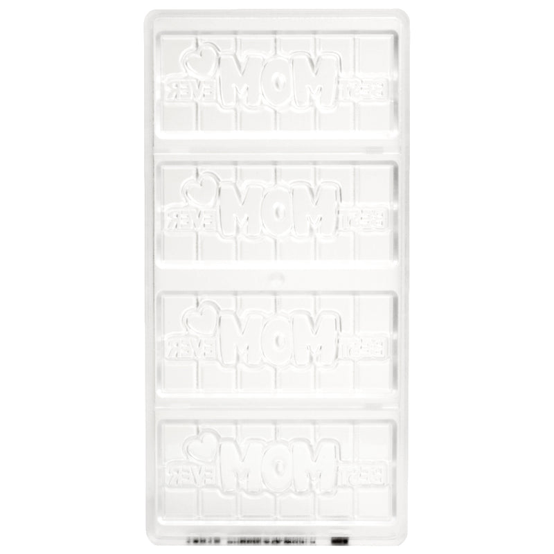 Chocolate World Clear Polycarbonate Chocolate Mold, Best Mom Ever