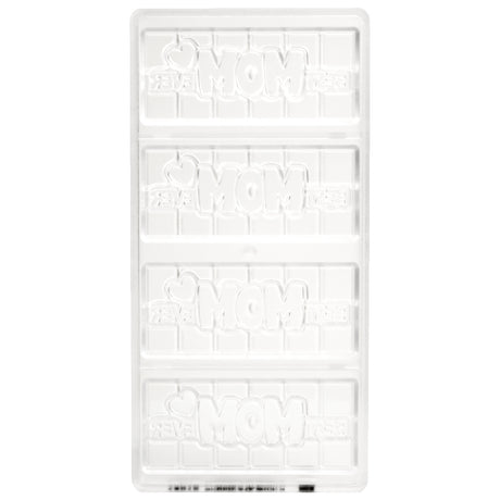 Chocolate World Clear Polycarbonate Chocolate Mold, Best Mom Ever