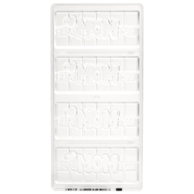 Chocolate World Clear Polycarbonate Chocolate Mold, Best Mom Ever