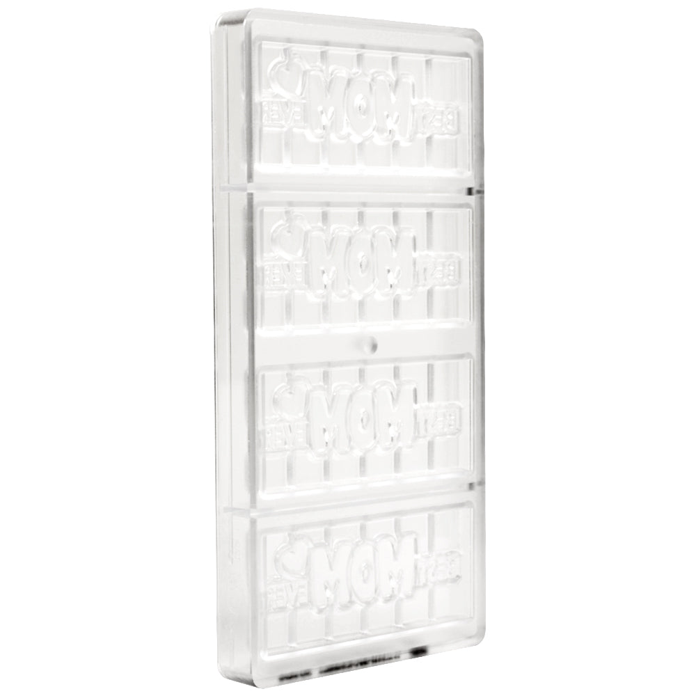 Chocolate World Clear Polycarbonate Chocolate Mold, Best Mom Ever