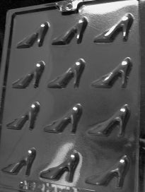 Bite Size High Heel Shoes Chocolate Mold - LPD092