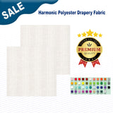 1 Yard Harmonic Polyester Drapery Fabric
