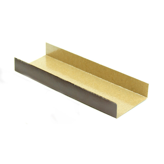 Folded Bottom Mono Board, Praline Interior & Chocolate Exterior, 1.75" x 5" - Case of 200