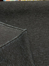 Texture Midnight Olefin Fabric - Dark Navy Mixed With Black Texture, Railroaded (1 Yard)