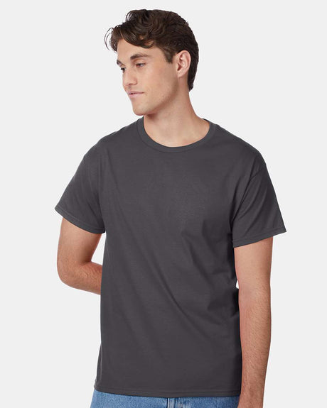 Hanes Authentic Crewneck Short Sleeve T-Shirt by HANES
