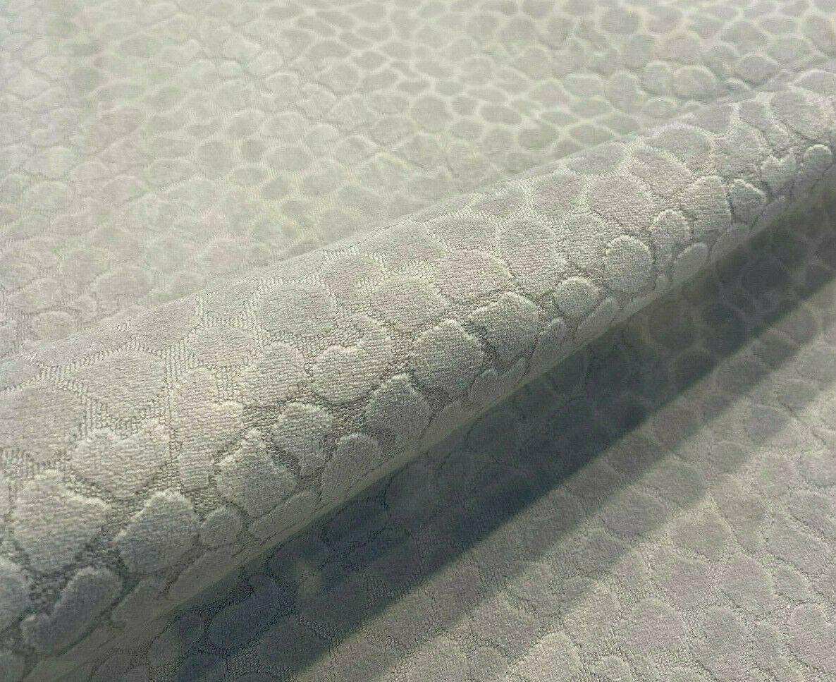 Regal Gray Dove Reese Pebble Textured Soft Velvet Upholstery Fabric - Gray Pebble Texture, 54" Width (1 Yard)