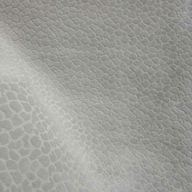 Regal Gray Dove Reese Pebble Textured Soft Velvet Upholstery Fabric - Gray Pebble Texture, 54" Width (1 Yard)