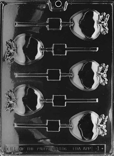 Apple Lolly Chocolate Mold