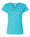 LAT Women's Fine Jersey V-Neck Tee